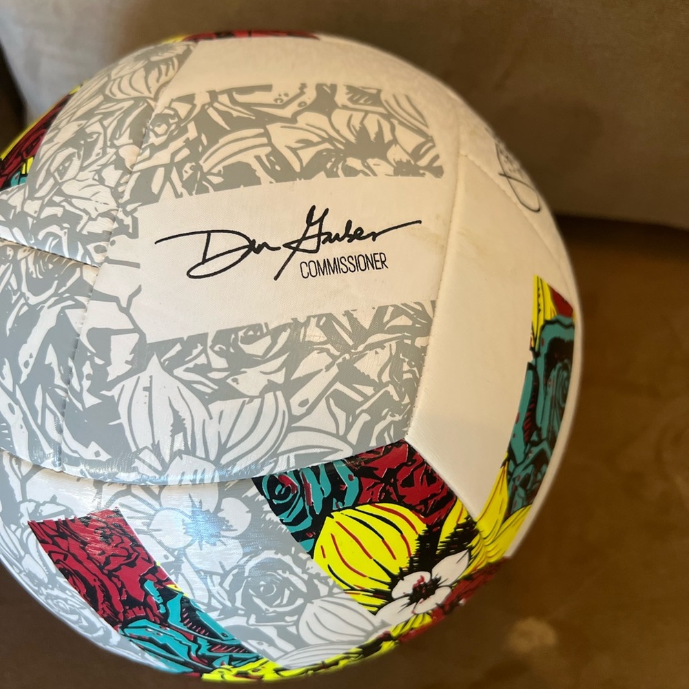 ADIDAS MLS TRAINING BALL WHITE/MULTI COLOR - Picture 4 of 5